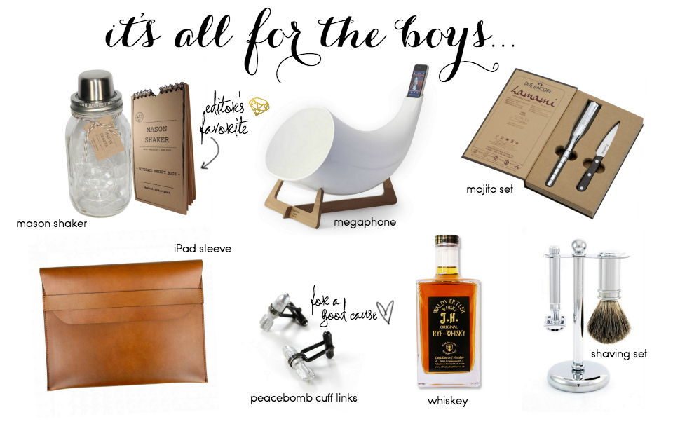 Christmas Gift Guide: For The Boys