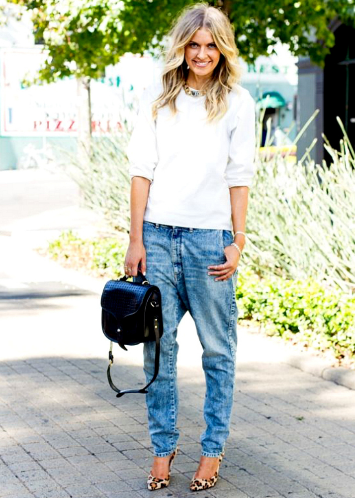 Spring Trend: Boyfriend Jeans + Heels | The Daily Dose