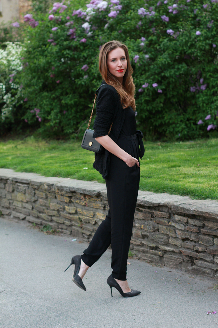 Black Tie Jumpsuit | The Daily Dose