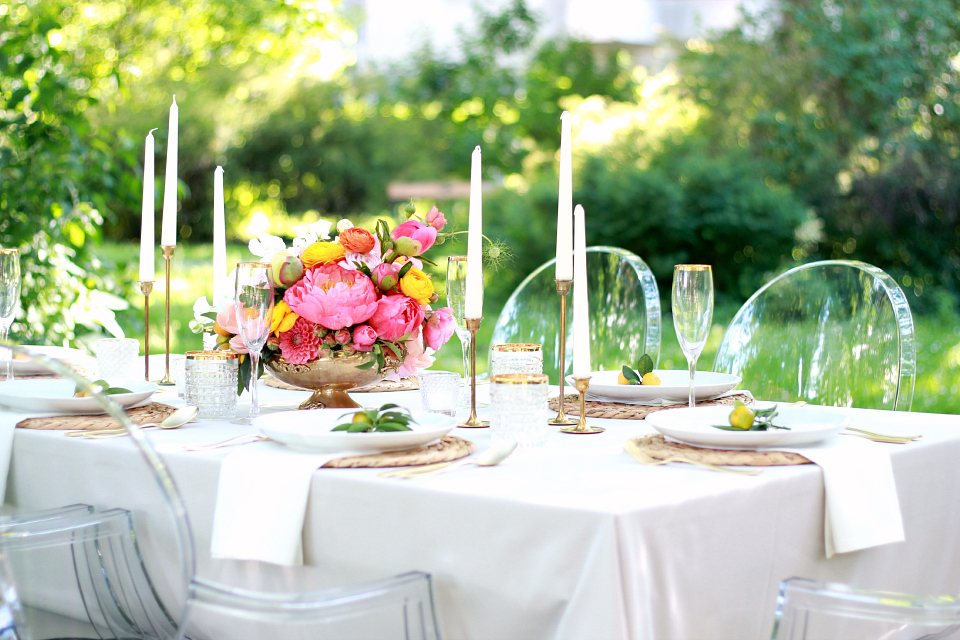 Fresh Summer Citrus Garden Wedding Table | Love Daily Dose