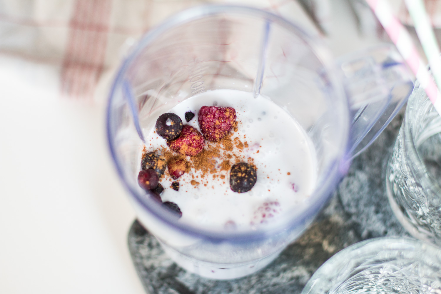Berry Milkshake with Coconut Milk | The Daily Dose