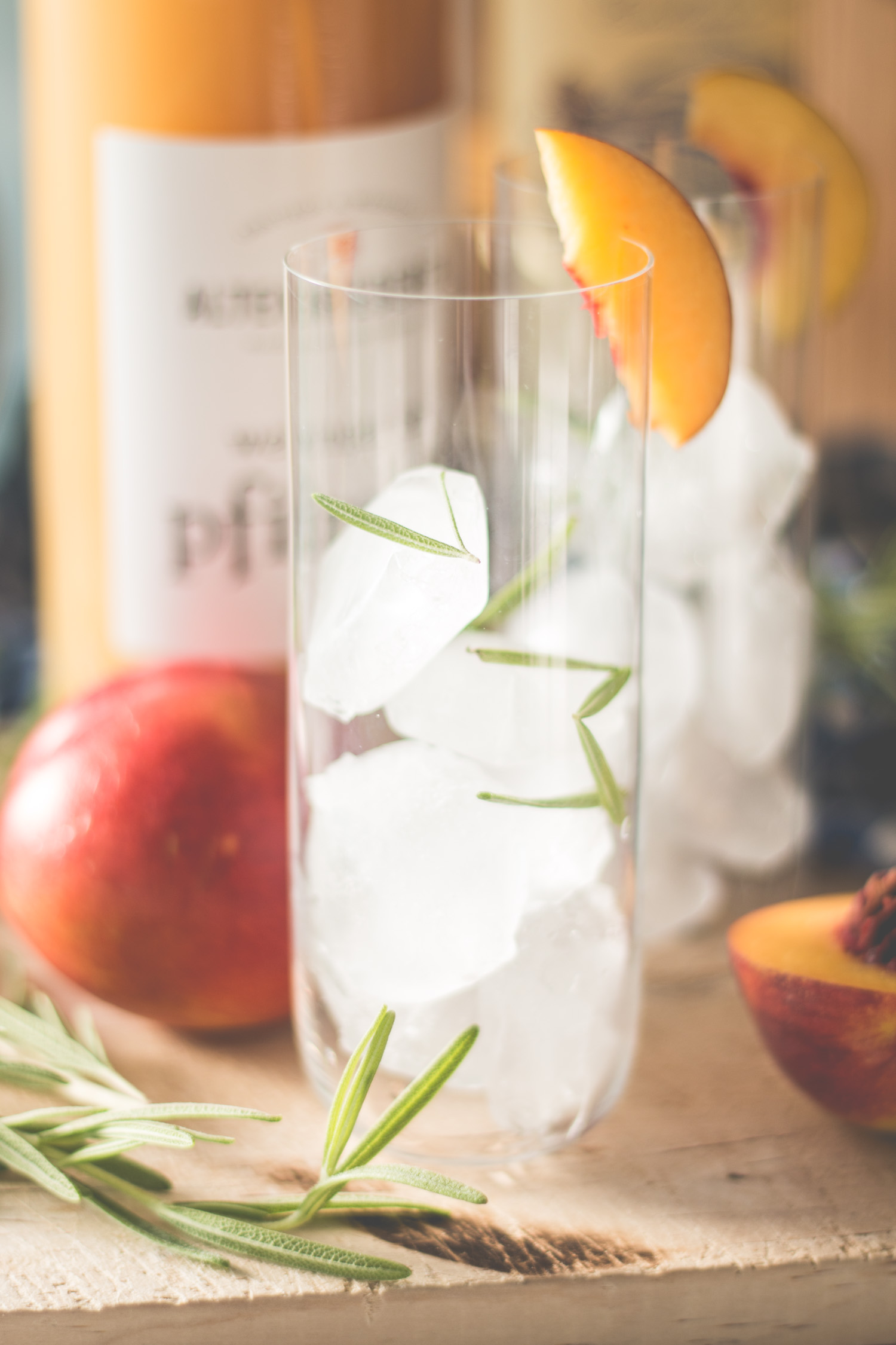Rosemary Peach Fizz | The Daily Dose