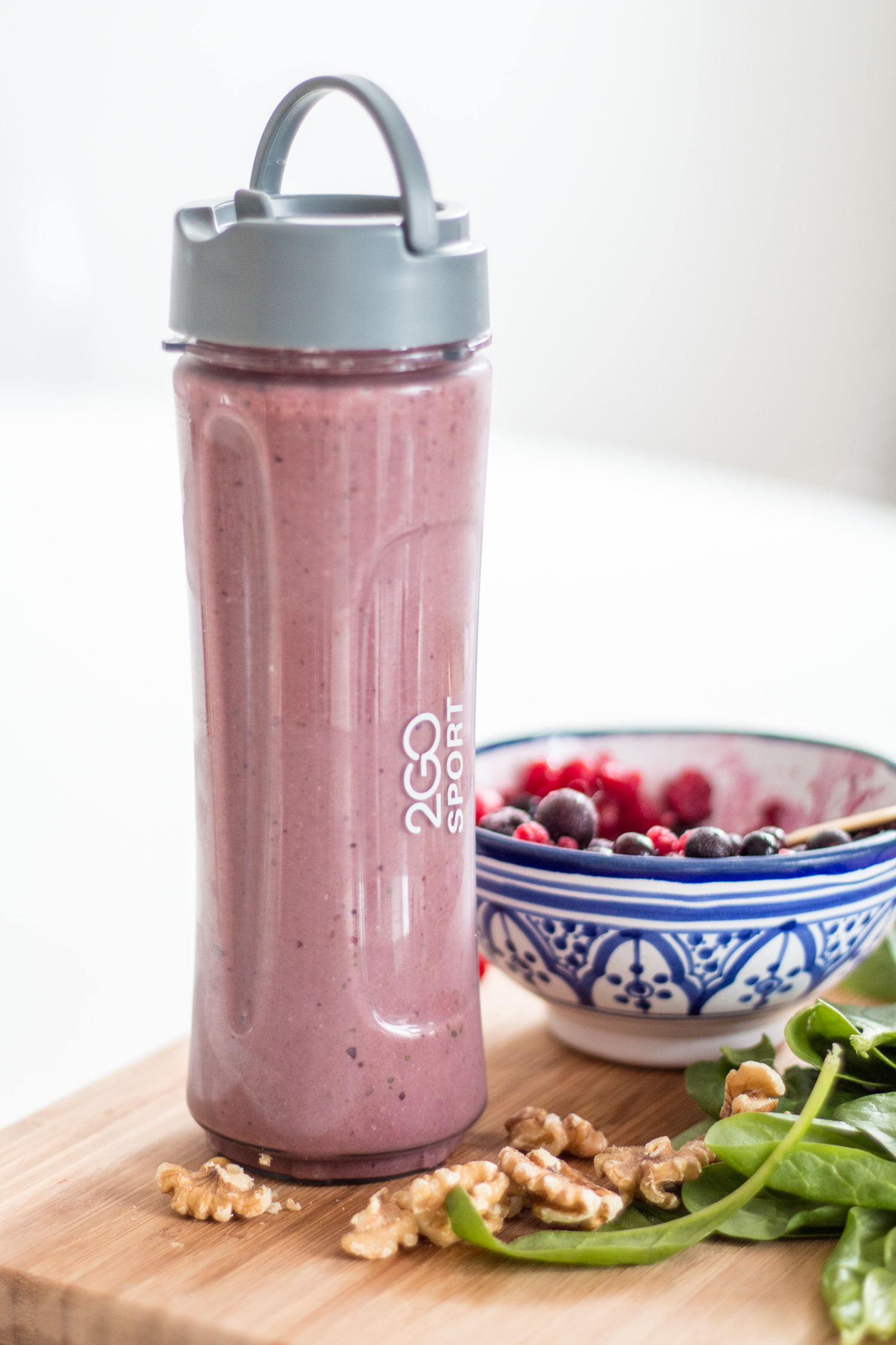 Chocolate Berry Protein Shake | The Daily Dose