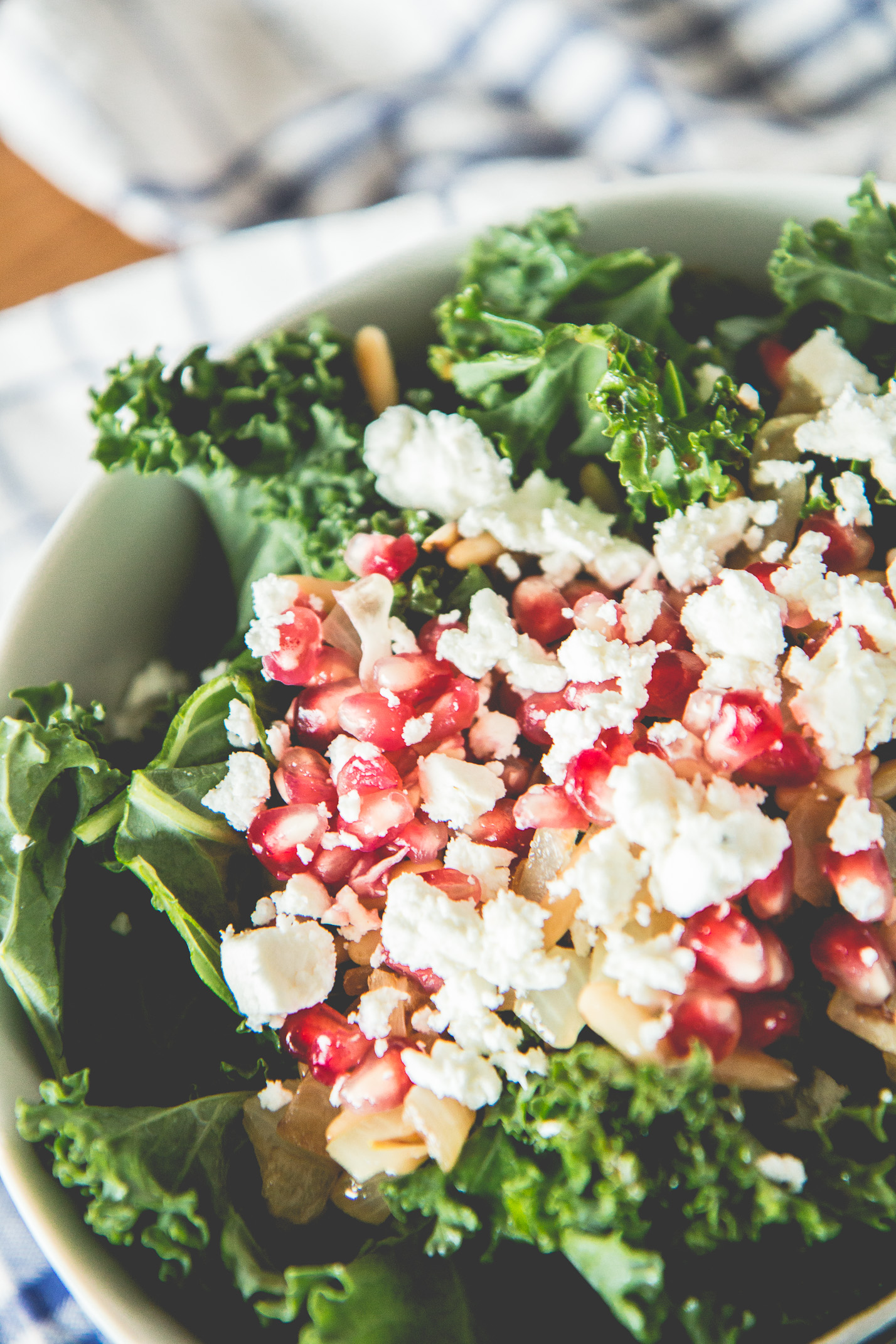 Pomegranate Kale Salad Recipe | Love Daily Dose