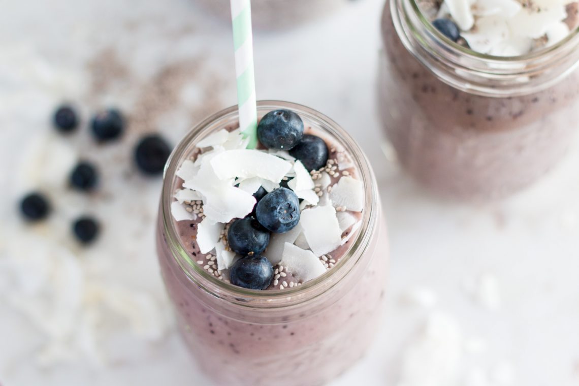 Bubbly Friday: Blueberry Milkshake