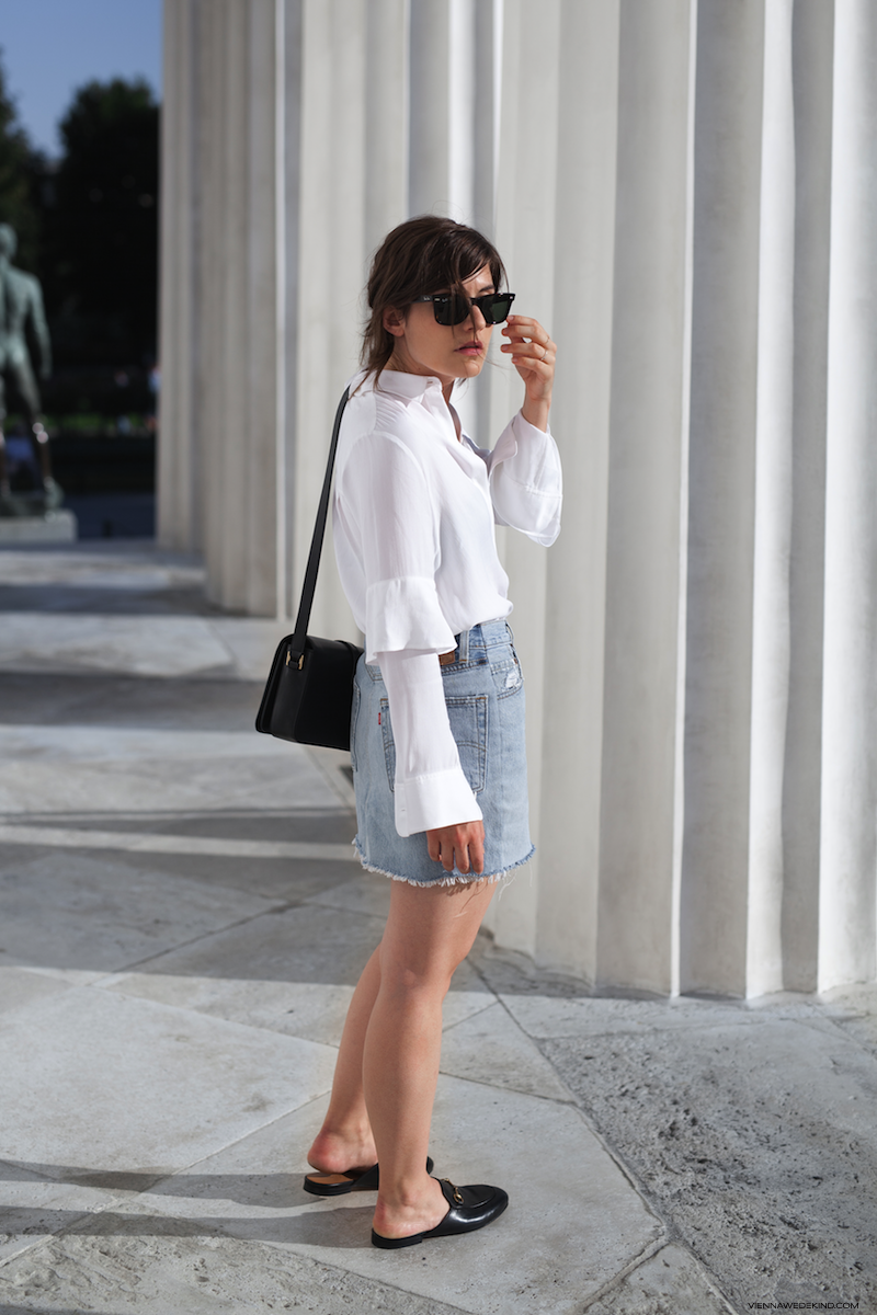 Steal Her Style: Summer in the City - Denim Skirt Outfit | Love Daily Dose