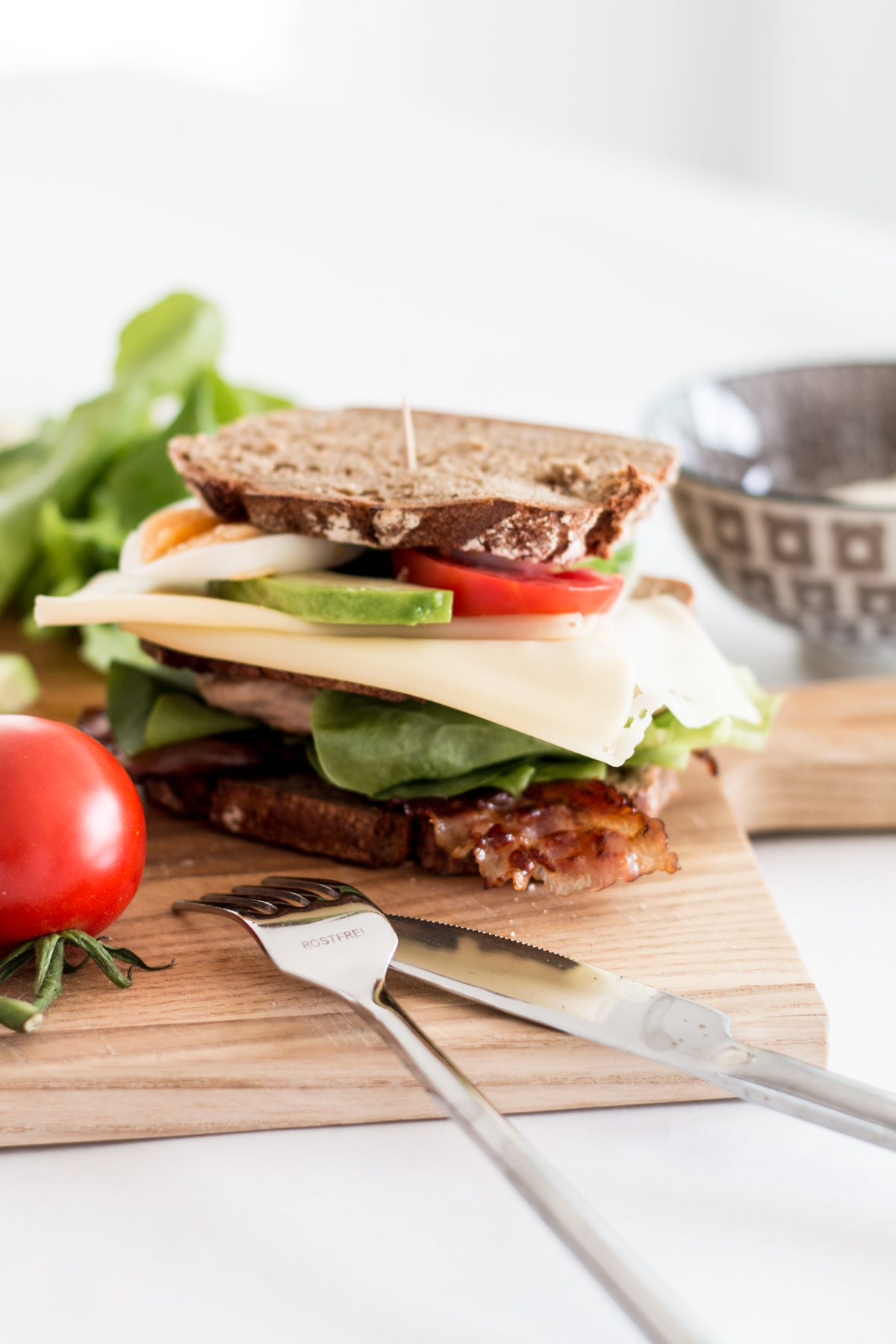 Leerdammer Club Sandwich | The Daily Dose