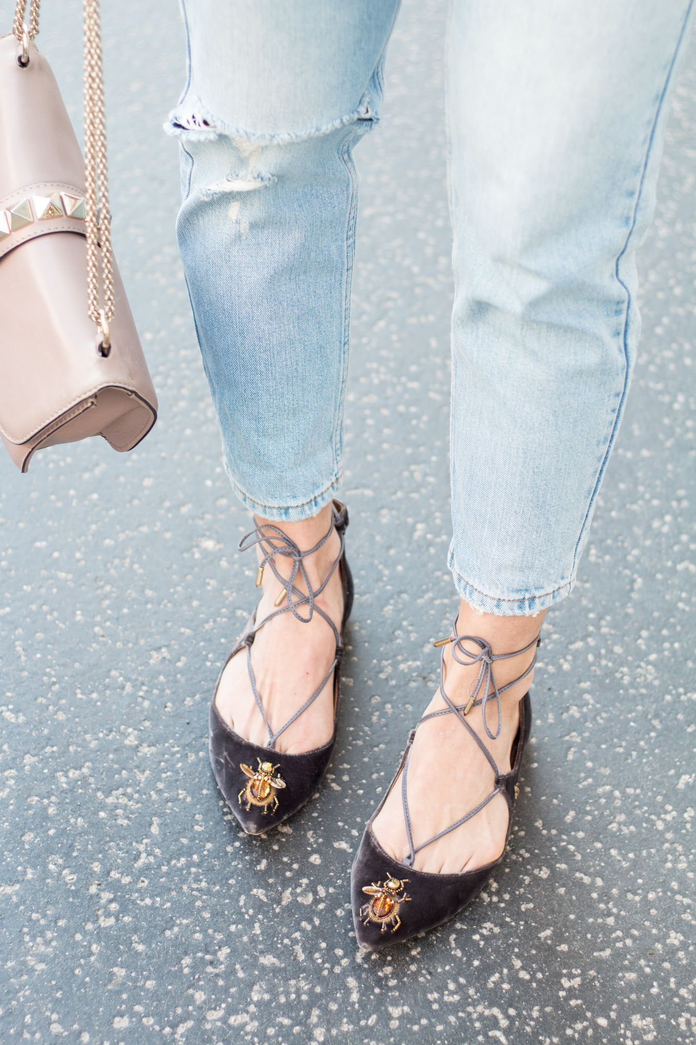 Editor's Pick: Pointy Lace Up Flats | The Daily Dose