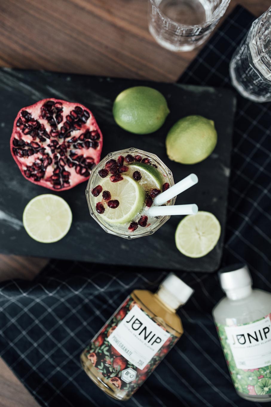 Bubbly Friday: Pomegranate Lime Refresher | #lovedailydose