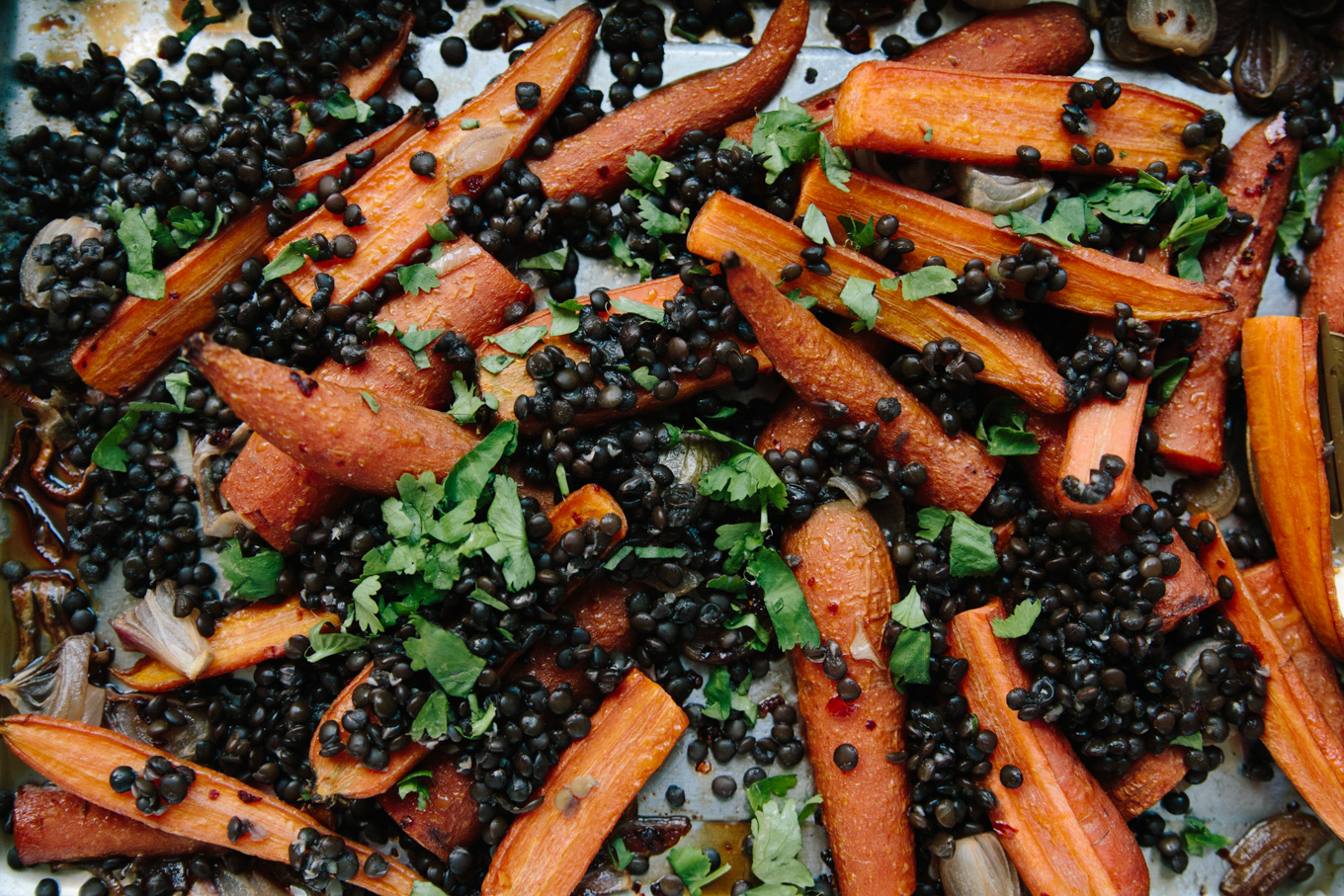 Recipe: Sweet & Spicy Carrot Lentil Salad