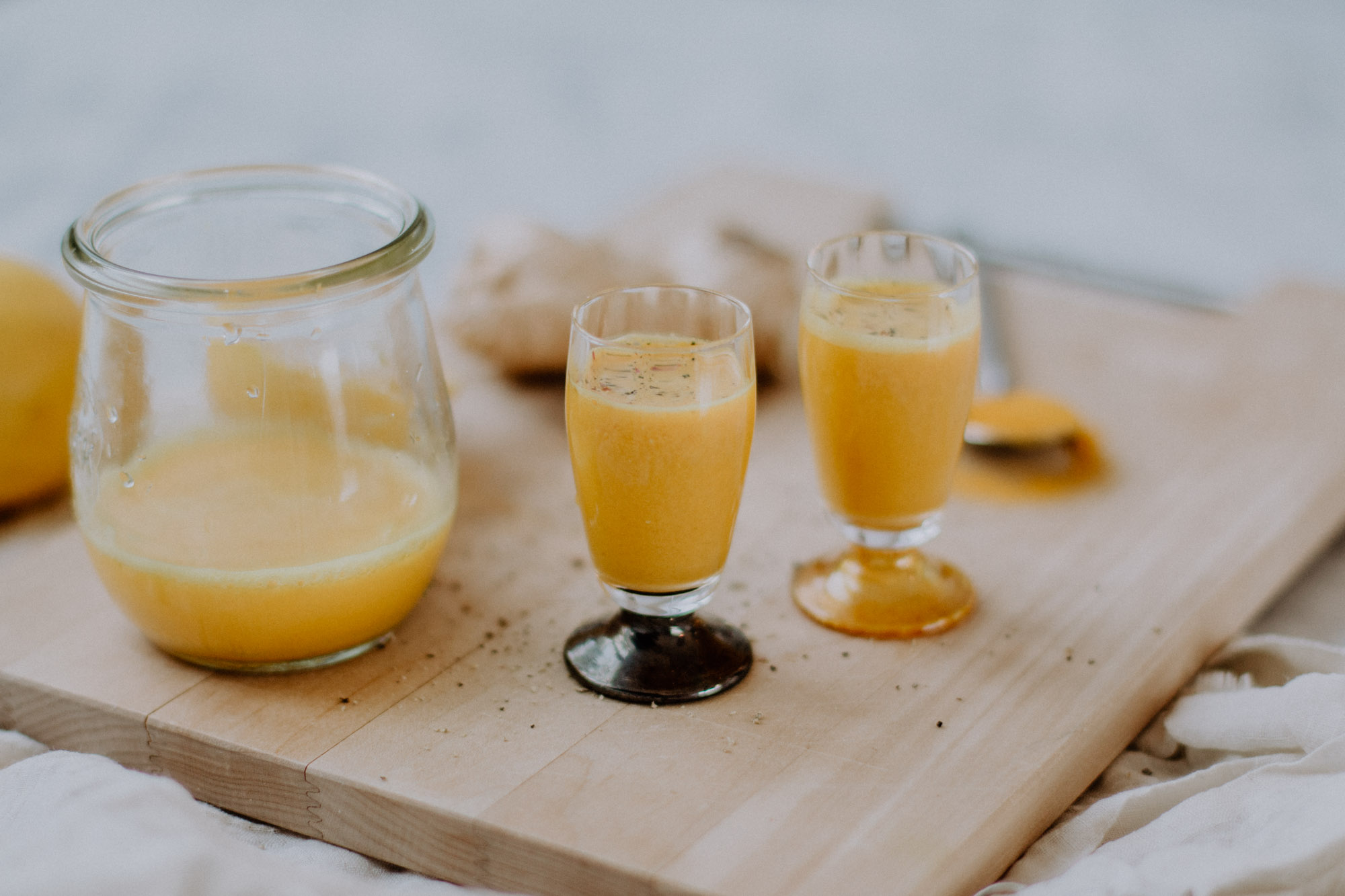 Homemade Ginger Shots | The Daily Dose