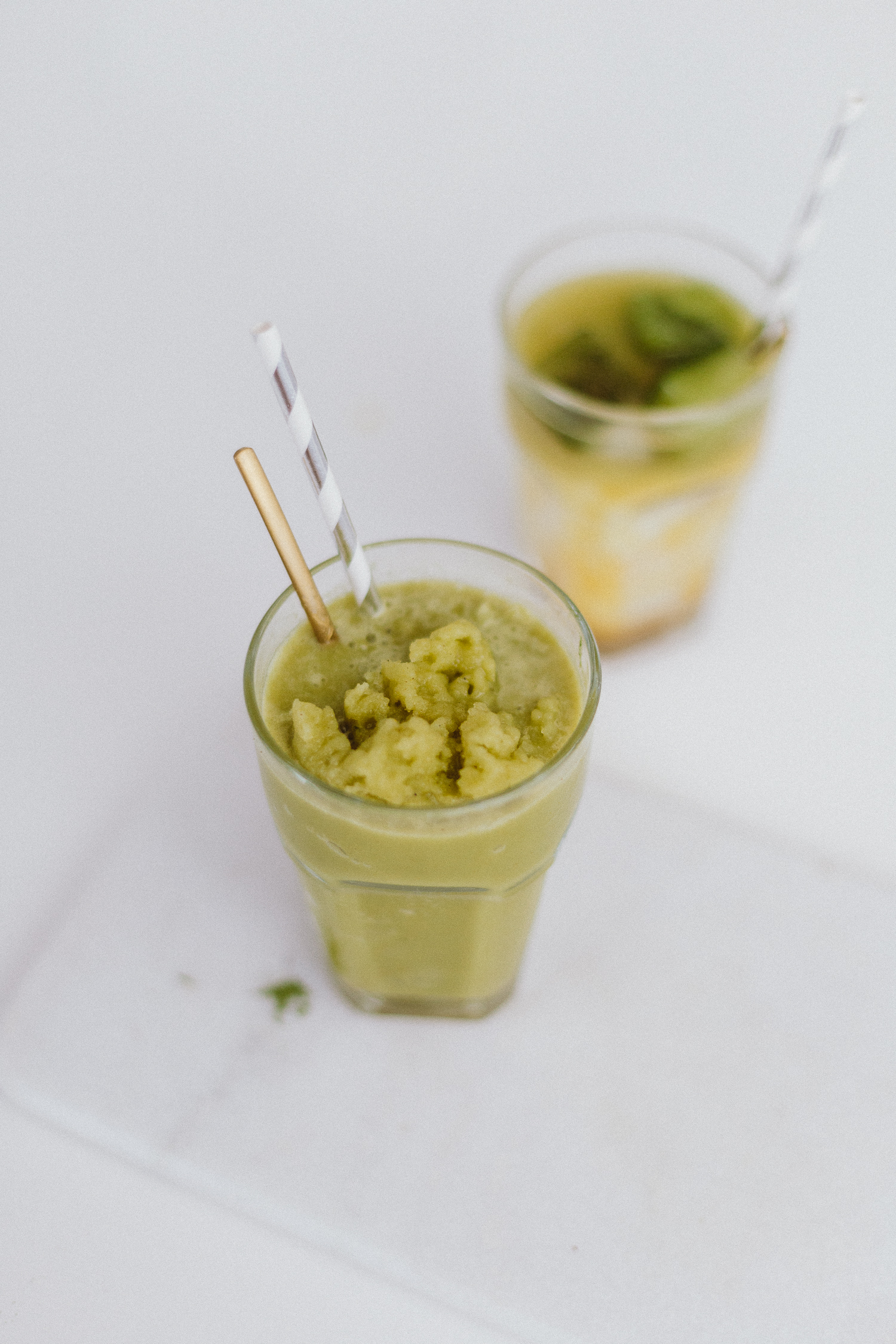 Iced Turmeric Ginger Matcha Latte Recipe | Love Daily Dose