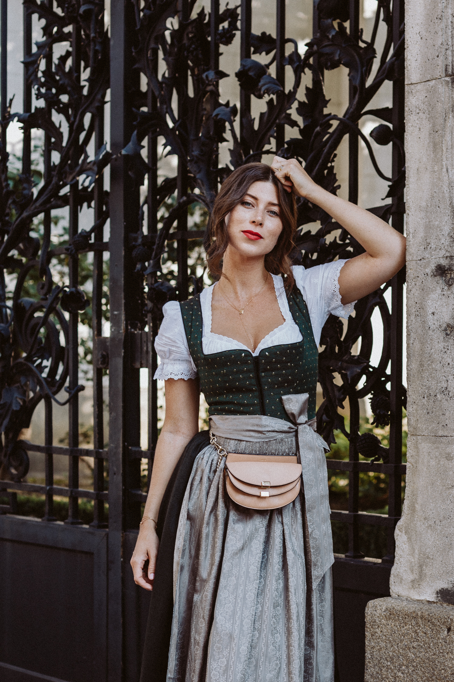 In Tracht We Trust: Oktoberfest Dirndl Outfit, Lena Hoschek Magdalena Dirndl | Love Daily Dose