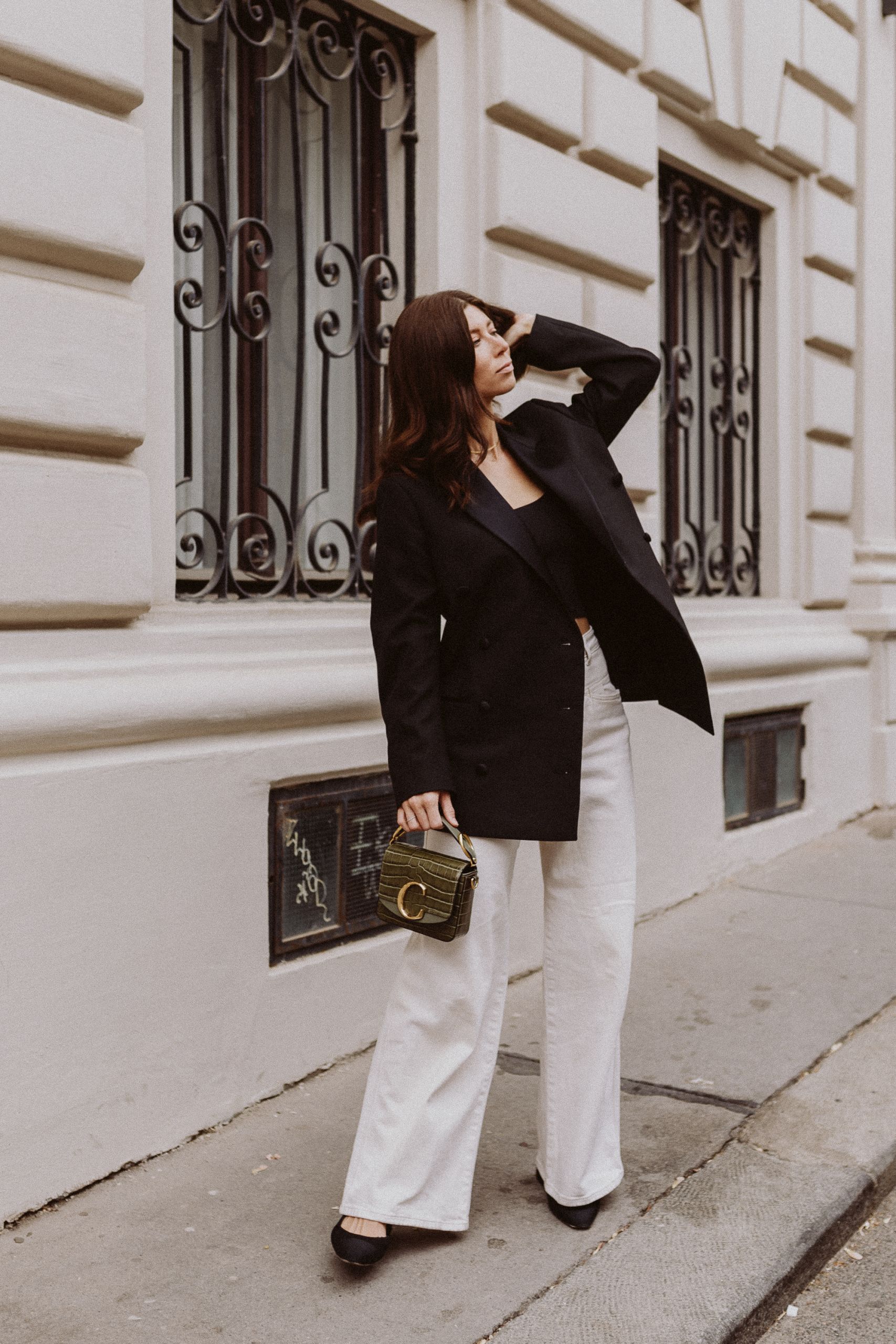Editor's Pick: White Denim Office Styles - Love Daily Dose